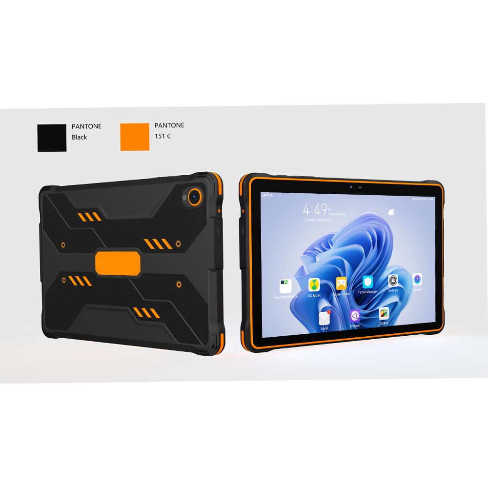 1031|Waterproof Rugged Tablet 10.1" FHD+ Display 13000mAh Battery Tablet Android 14 Dual SIM Rugged Tablets PC