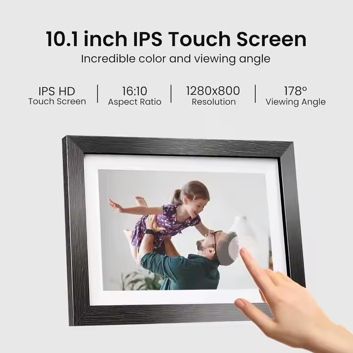 K101/K103|10.1 Inch Digital photo Frame Touch Screen RAM 1GB ROM 32GB USB Digital Picture Frame BT WiFi FRAMEO APP at home/outdoor