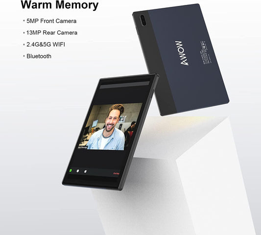 1093|Android Tablet, 10 inch Android 12 Tablets, 4GB RAM 64GB ROM, 2.0GHz Octa-Core, 1280x800 IPS Touchscreen, 13MP Camera, 2.4G&5G WiFi, BT, Dual Stereo Speakers, GPS Tablet PC GMS Certified