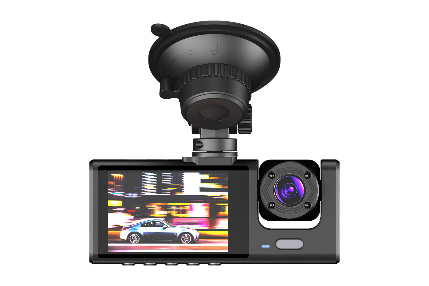 D301L|120° wide angle three recording 2 inch Dashcam with competitive price