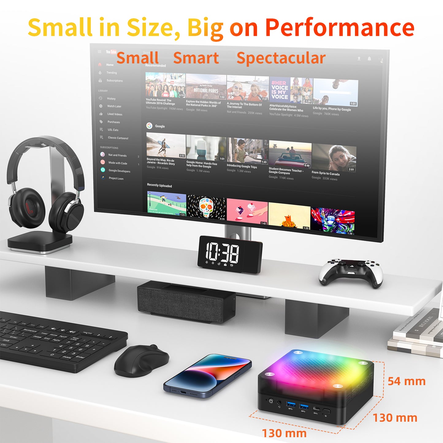 MH01 AMD Mini PC - AMD Ryzen 7