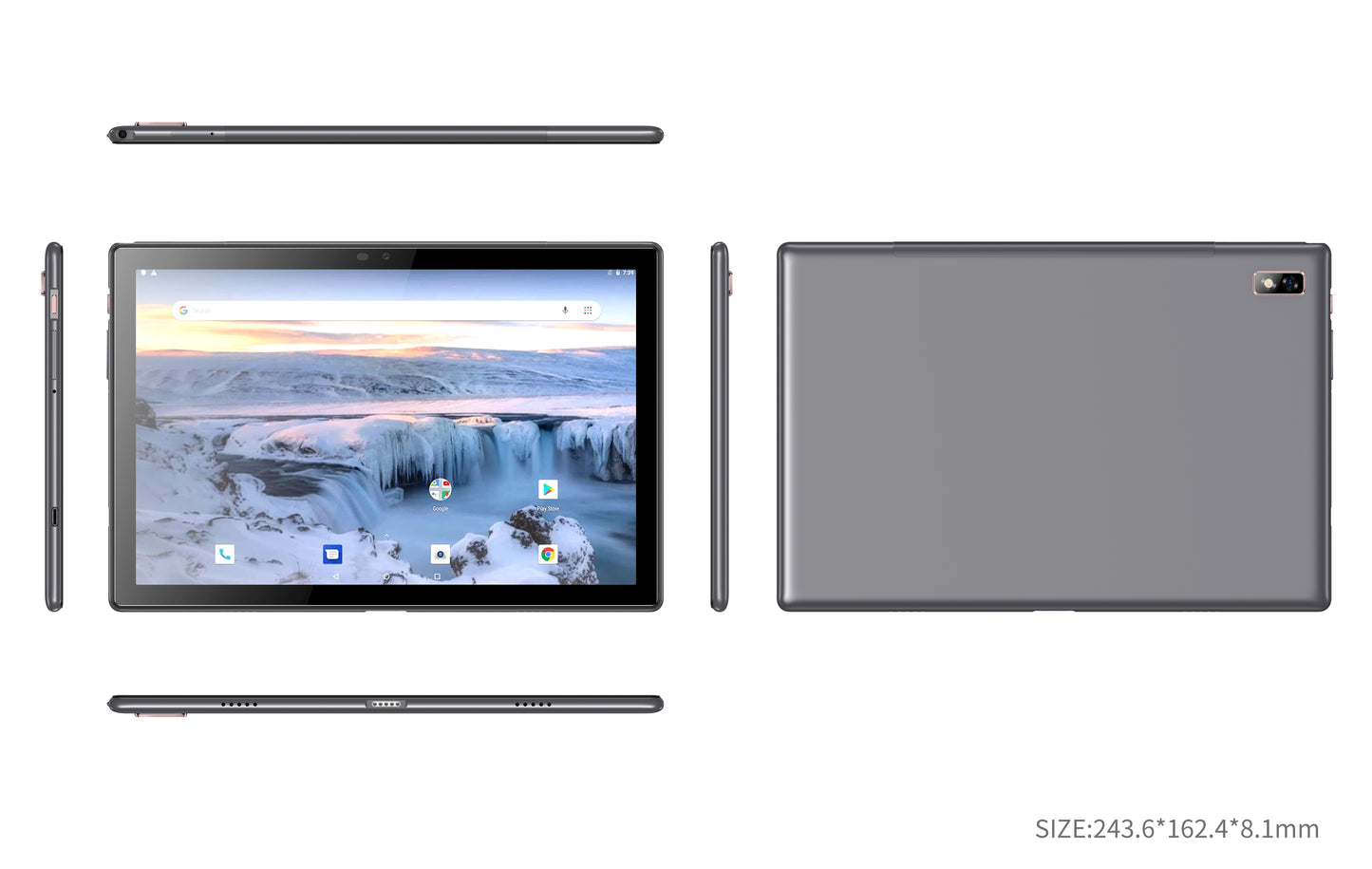 2 in 1 Tablet, 10 inch Android 13 Tablet with Keyboard