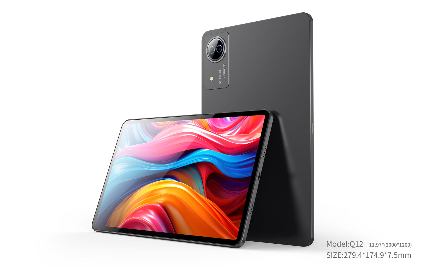 1108|Android 14 8+256GB 11.97'' Tablet 8000mAh 4G wifi BT GPS with sim Card