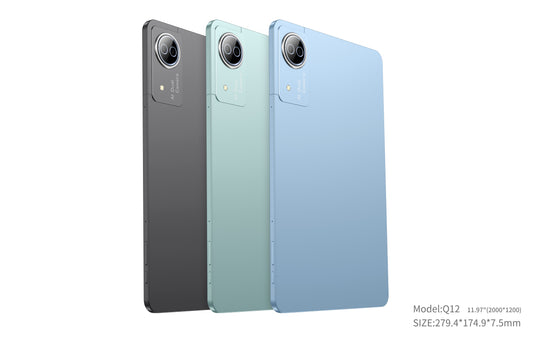 1108|Android 14 8+256GB 11.97'' Tablet 8000mAh 4G wifi BT GPS with sim Card