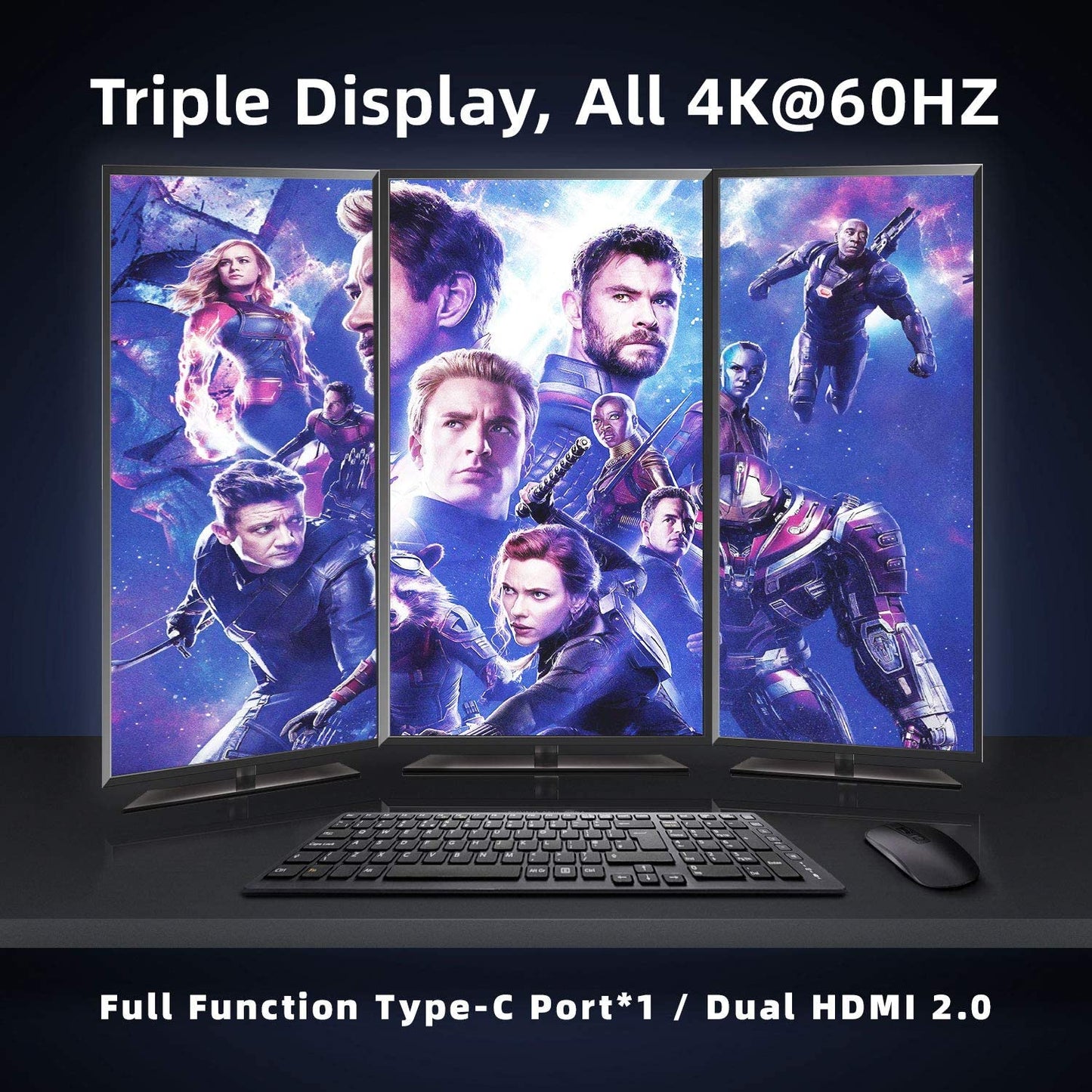 MB25 Mini PC Windows 10 Intel Celeron J4115 with 8GB DDR4/ NVMe M.2 128GB SSD with Triple Display 4K@60Hz