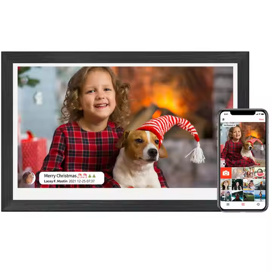 K501|15.6 inch Digital Photo Frame Touch screen Large Digital Picture Frame BT Wifi Photos & Videos at home/office