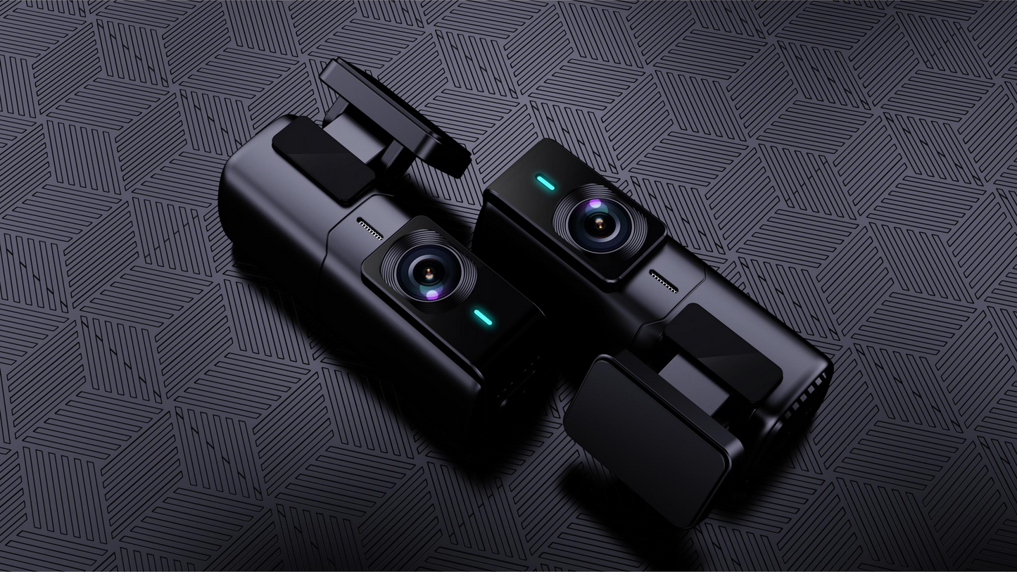 D103|single Recording Collision sensor  Dashcam Voice control Parking Monitor Save video without power 